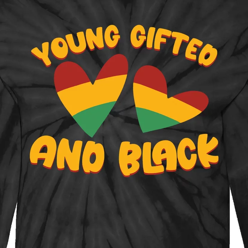 Gifted Young Black Dashiki African Pride History Month Tie-Dye Long Sleeve Shirt