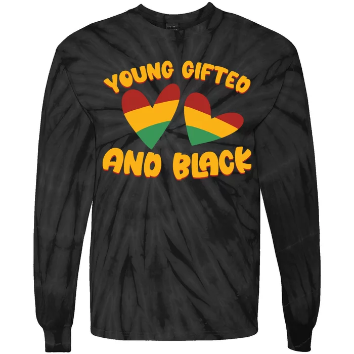 Gifted Young Black Dashiki African Pride History Month Tie-Dye Long Sleeve Shirt