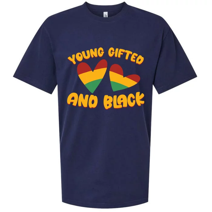 Gifted Young Black Dashiki African Pride History Month Sueded Cloud Jersey T-Shirt