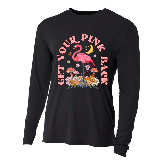 Get Your Flamingo Pink Back Pink Flamingo Mama Happy Mother's Day Cooling Performance Long Sleeve Crew