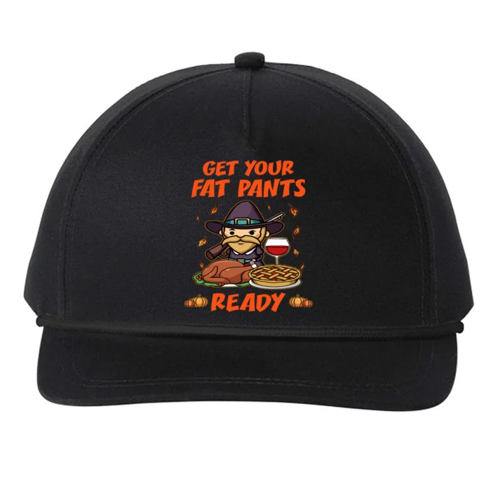 Get Your Fat Pants Ready Gift Snapback Five-Panel Rope Hat