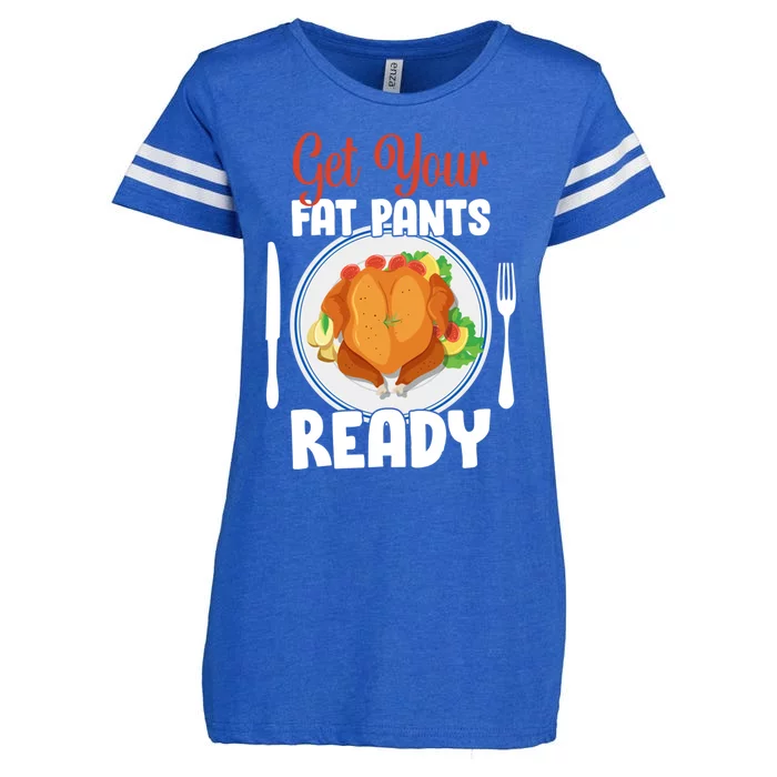 Get Your Fat Pants Ready Gift Enza Ladies Jersey Football T-Shirt