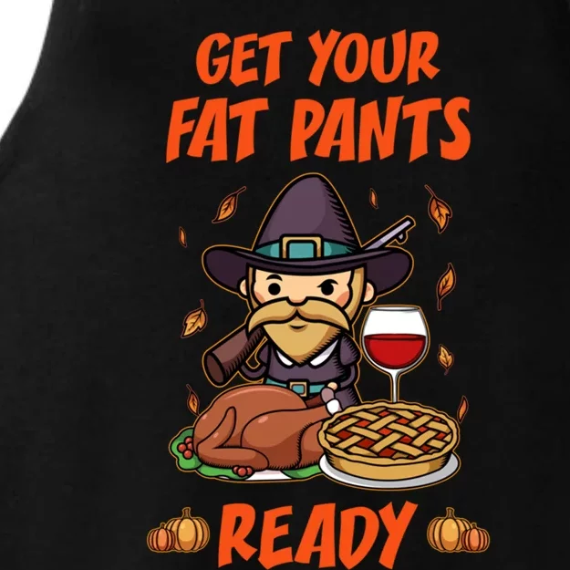 Get Your Fat Pants Ready Cute Gift Ladies Tri-Blend Wicking Tank