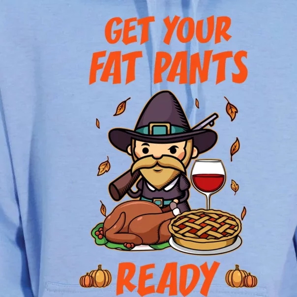 Get Your Fat Pants Ready Cute Gift Unisex Surf Hoodie