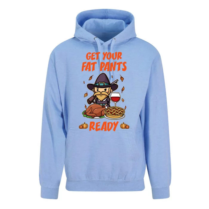 Get Your Fat Pants Ready Cute Gift Unisex Surf Hoodie