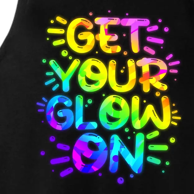 Get Your Glow On Ladies Tri-Blend Wicking Tank