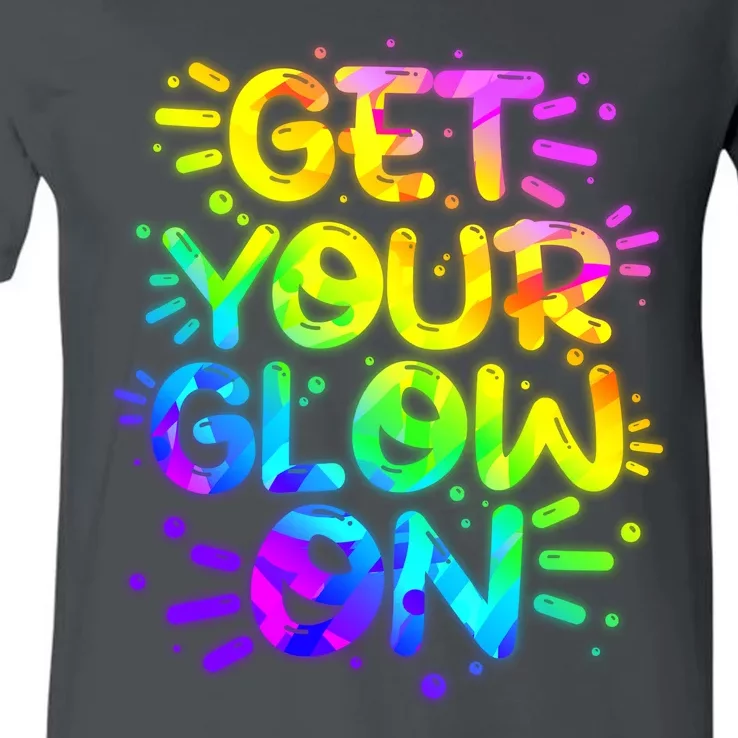 Get Your Glow On V-Neck T-Shirt