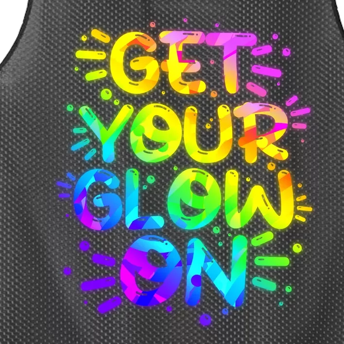 Get Your Glow On Mesh Reversible Basketball Jersey Tank