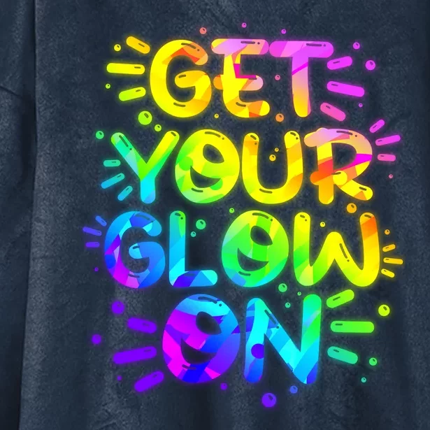 Get Your Glow On Hooded Wearable Blanket