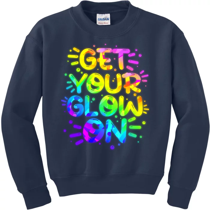 Get Your Glow On Kids Sweatshirt