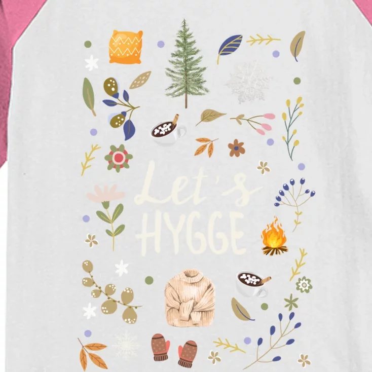 Get Your Hygge On With This LetS Hygge Design Cute Gift Kids Colorblock Raglan Jersey