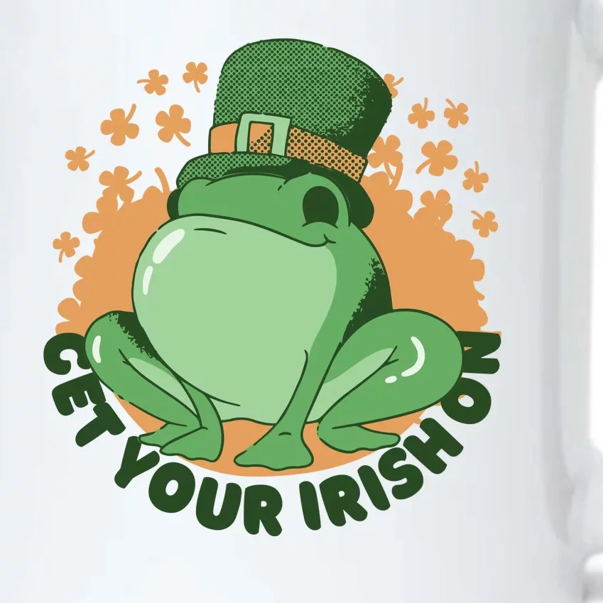 Get Your Irish On St Patricks Day Frog Black Color Changing Mug