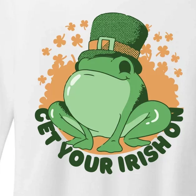 Get Your Irish On St Patricks Day Frog Womens CVC Long Sleeve Shirt