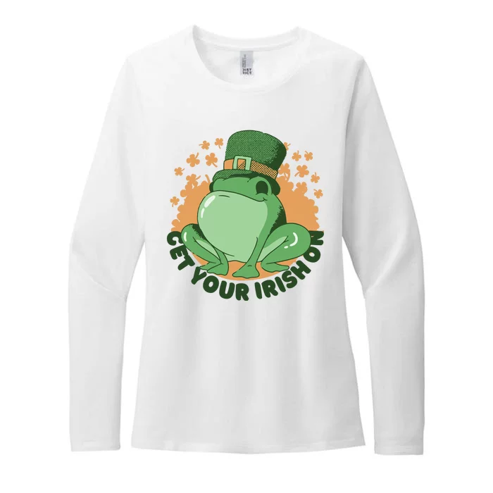 Get Your Irish On St Patricks Day Frog Womens CVC Long Sleeve Shirt