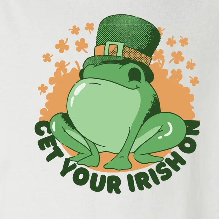 Get Your Irish On St Patricks Day Frog Toddler Long Sleeve Shirt