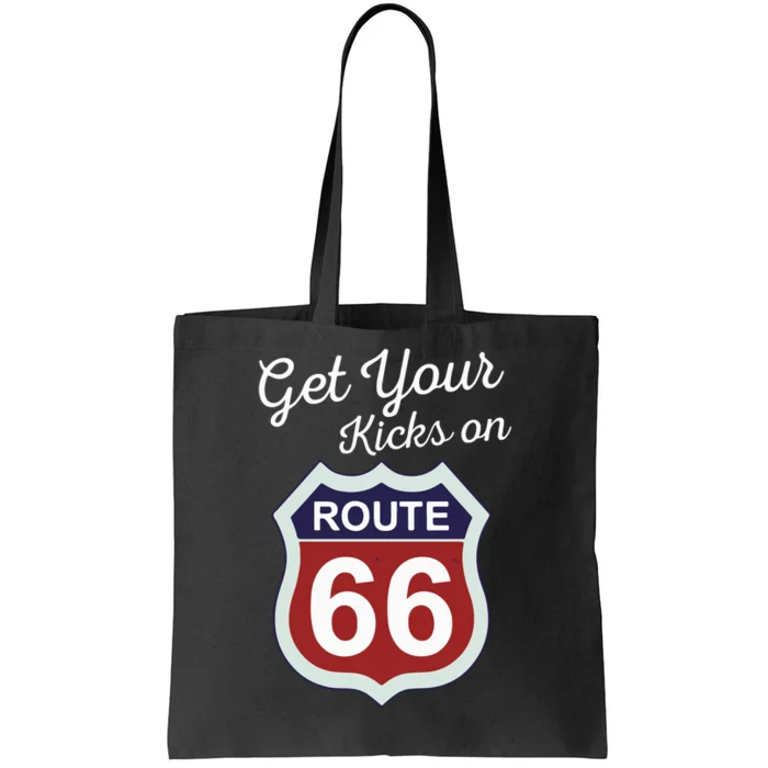 Get Your Kicks Route 66 Distressed 60S Tote Bag