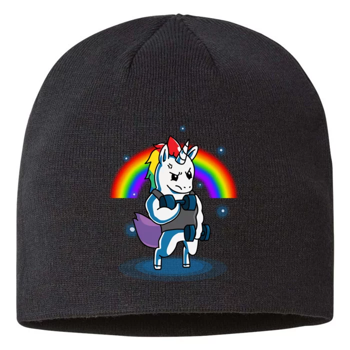 Gym Unicorn Weightlifting 8 1/2in Sustainable Knit Beanie