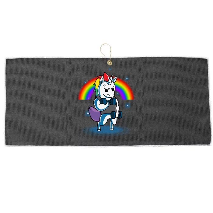 Gym Unicorn Weightlifting Large Microfiber Waffle Golf Towel