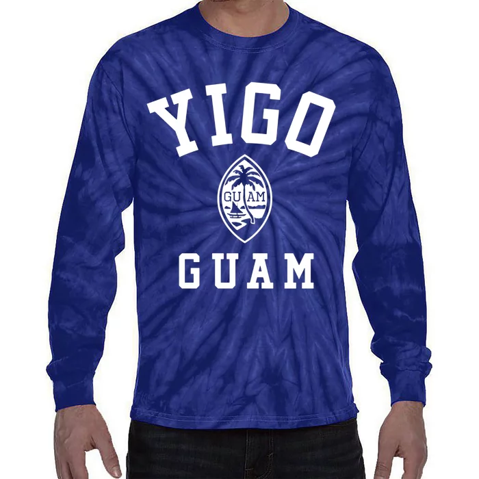 Guam Yigo Men Women 671 Chamorro Tie-Dye Long Sleeve Shirt