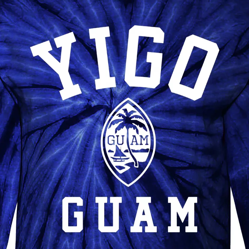 Guam Yigo Men Women 671 Chamorro Tie-Dye Long Sleeve Shirt