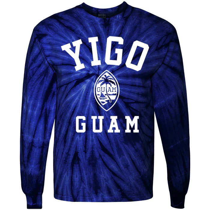 Guam Yigo Men Women 671 Chamorro Tie-Dye Long Sleeve Shirt