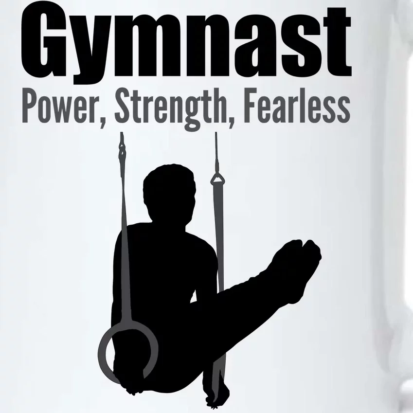 Gymnast Power Strength Fearless Black Color Changing Mug