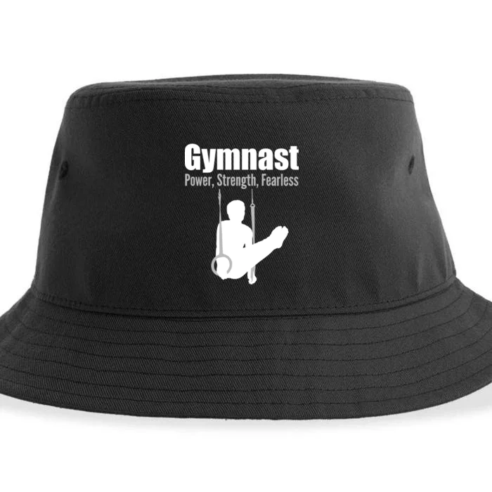 Gymnast Power Strength Fearless Sustainable Bucket Hat