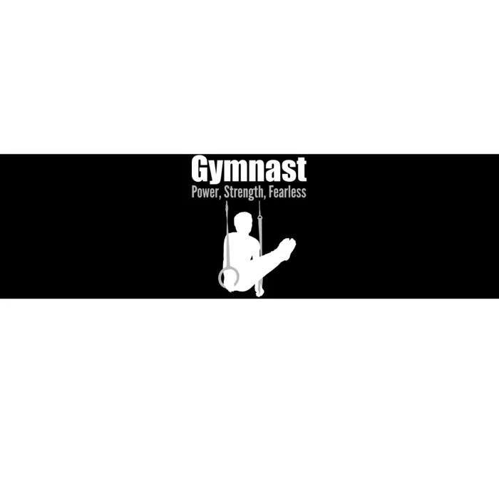 Gymnast Power Strength Fearless Bumper Sticker