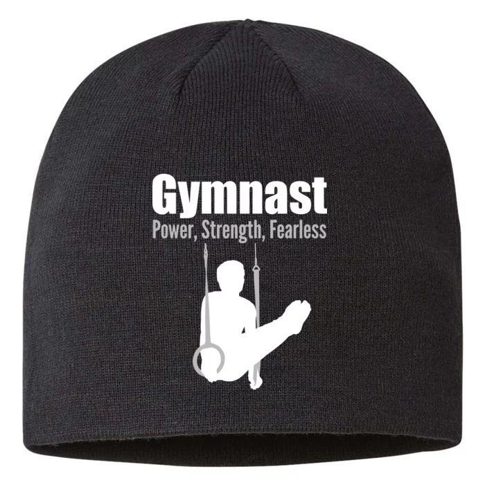 Gymnast Power Strength Fearless 8 1/2in Sustainable Knit Beanie