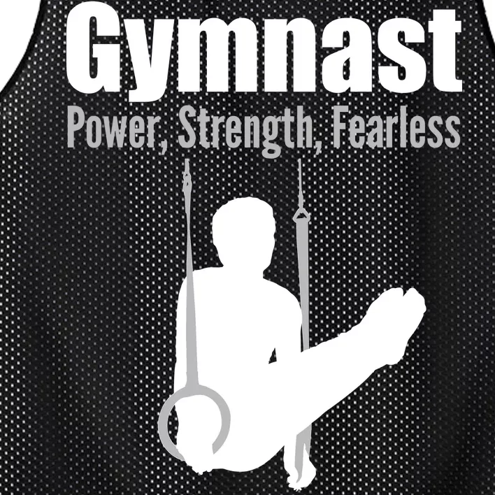 Gymnast Power Strength Fearless Mesh Reversible Basketball Jersey Tank