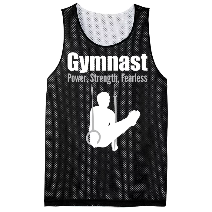 Gymnast Power Strength Fearless Mesh Reversible Basketball Jersey Tank