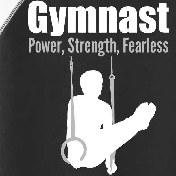 Gymnast Power Strength Fearless Toddler Fine Jersey T-Shirt