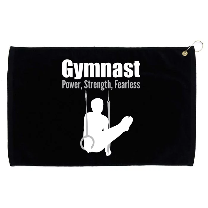 Gymnast Power Strength Fearless Grommeted Golf Towel