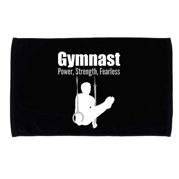 Gymnast Power Strength Fearless Microfiber Hand Towel