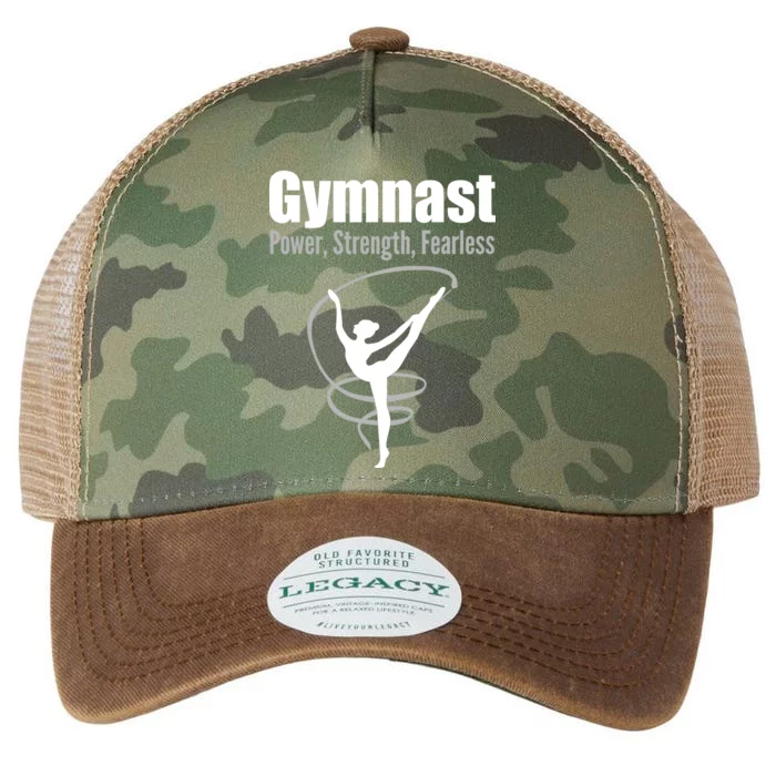 Gymnast Power Strength Fearless Rhythmic Gymnastics Legacy Tie Dye Trucker Hat