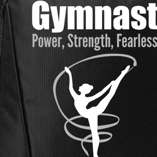 Gymnast Power Strength Fearless Rhythmic Gymnastics City Backpack