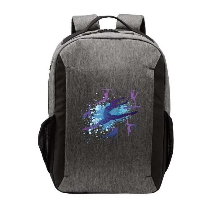 Gymnast Silhouettes Vector Backpack