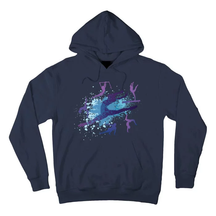 Gymnast Silhouettes Tall Hoodie