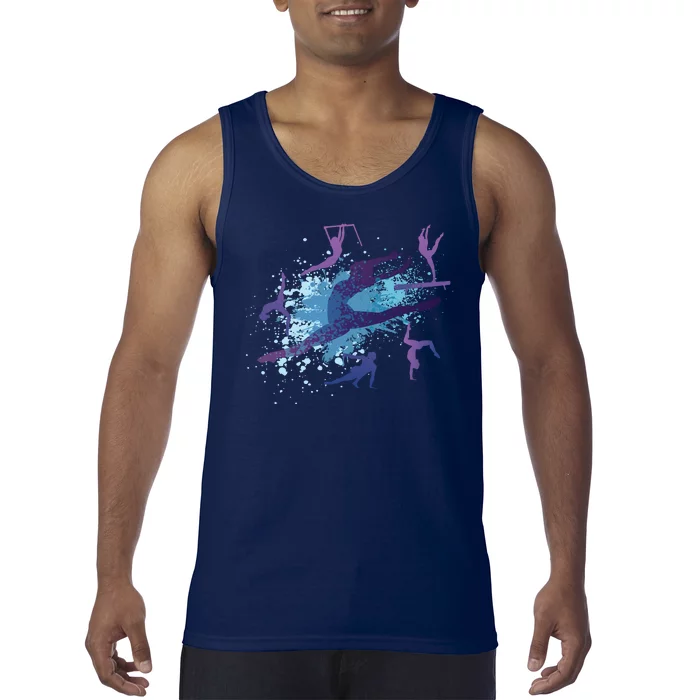 Gymnast Silhouettes Tank Top