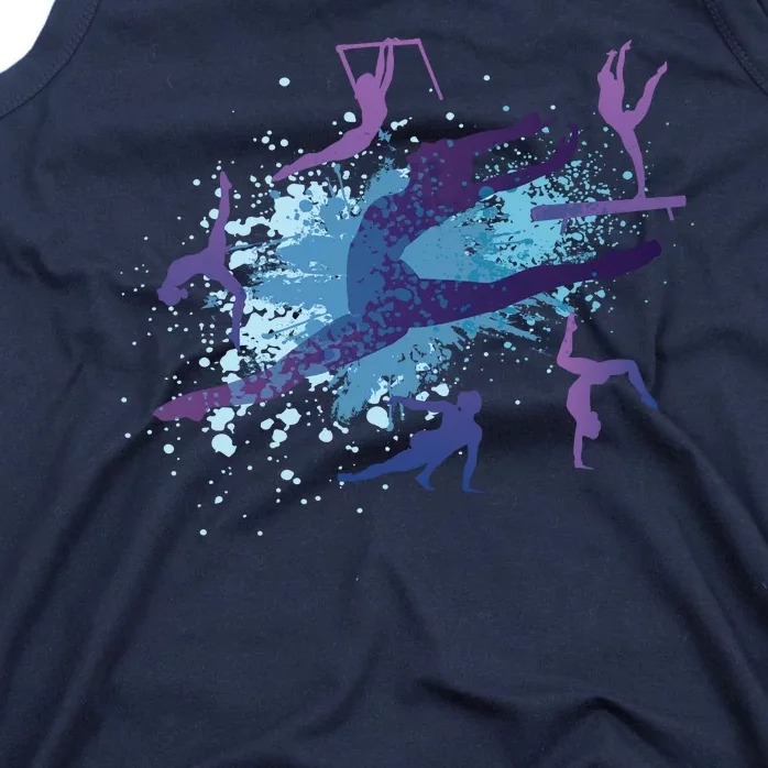 Gymnast Silhouettes Tank Top