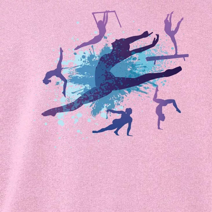 Gymnast Silhouettes Toddler Hoodie