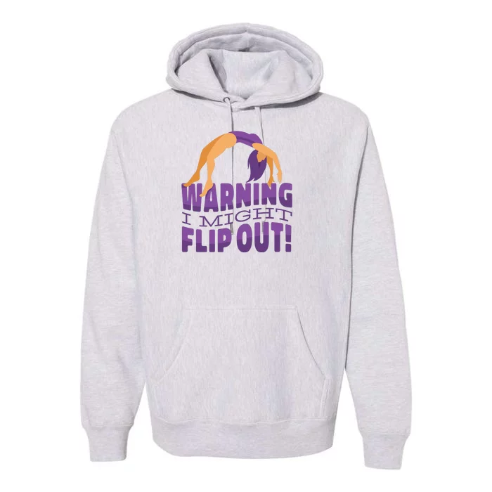 Gymnast Warning Premium Hoodie