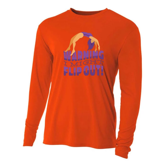 Gymnast Warning Cooling Performance Long Sleeve Crew