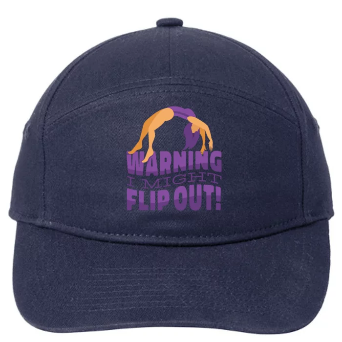 Gymnast Warning 7-Panel Snapback Hat