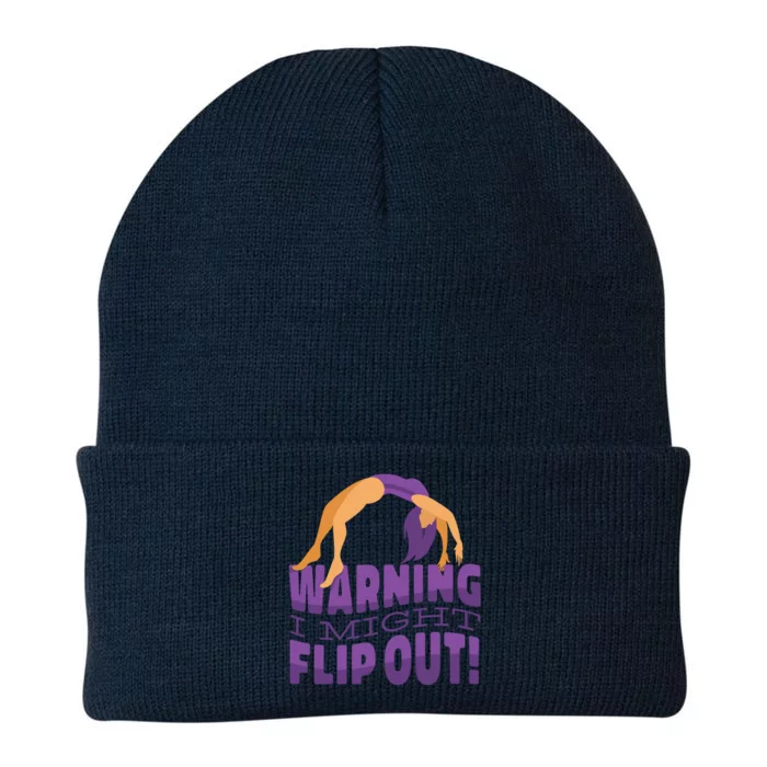 Gymnast Warning Knit Cap Winter Beanie