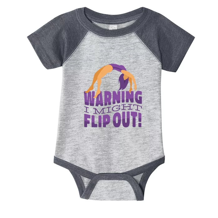 Gymnast Warning Infant Baby Jersey Bodysuit