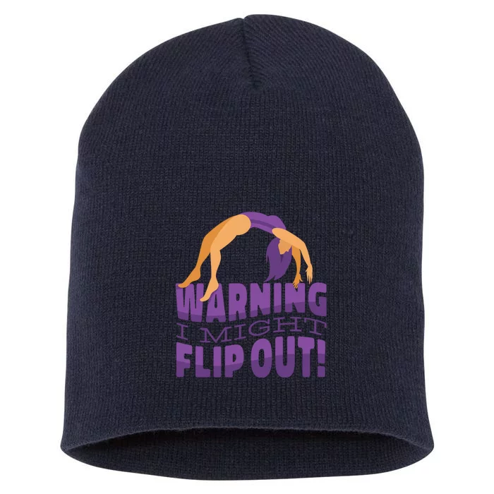 Gymnast Warning Short Acrylic Beanie