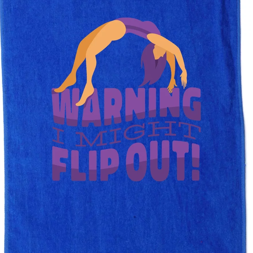 Gymnast Warning Platinum Collection Golf Towel