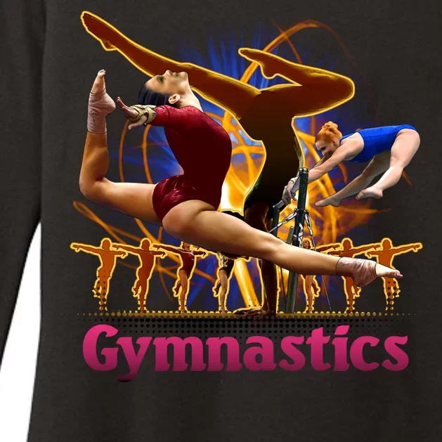 Gymnastics Logo Womens CVC Long Sleeve Shirt