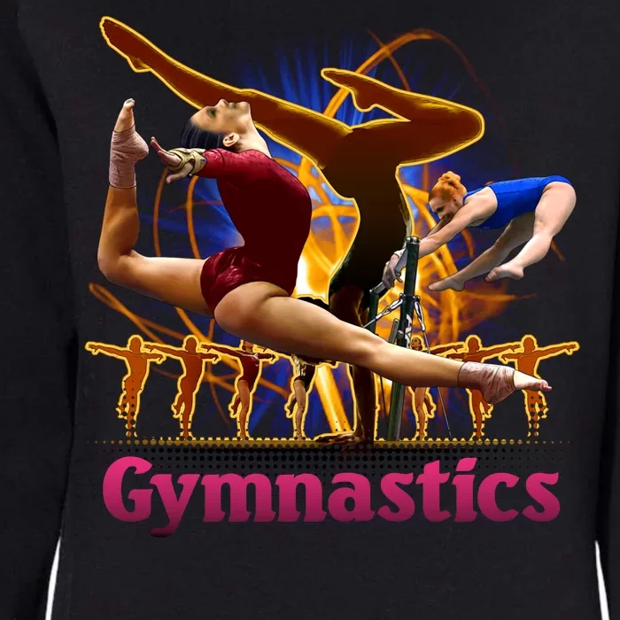 Gymnastics Logo Womens California Wash Sweatshirt